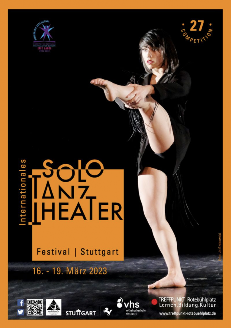 Registration for 27th Internationales Solo-Tanz-Theater Festival Stuttgart 2023 has begun